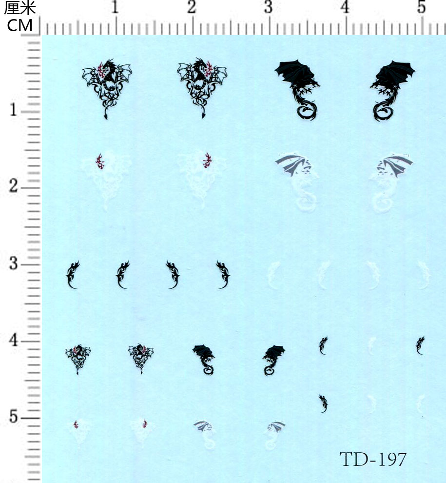 水贴纸比例模型1：64飞龙