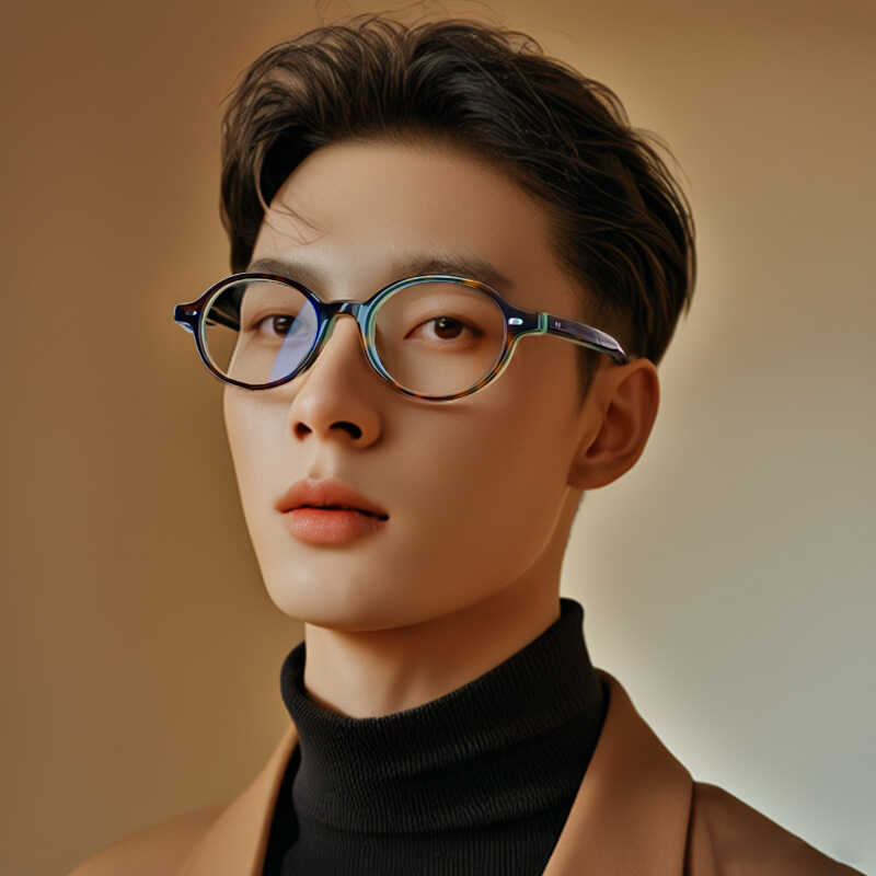 超轻配近视眼镜性价比高男女