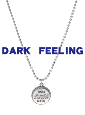 欧美蹦迪做旧冷淡风情侣锁骨链