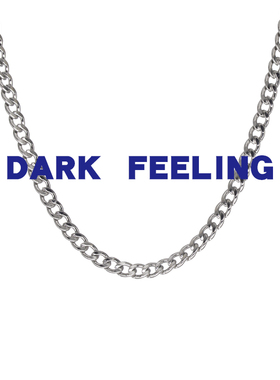 高级钛钢不掉色项链明星网红同款