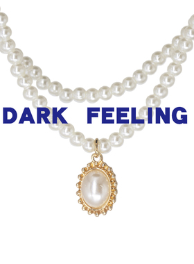 choker复古宫廷风双层脖子饰品