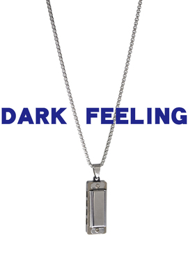 口琴项链女小众设计感可吹出声音高级毛衣链2021年新款百搭情侣