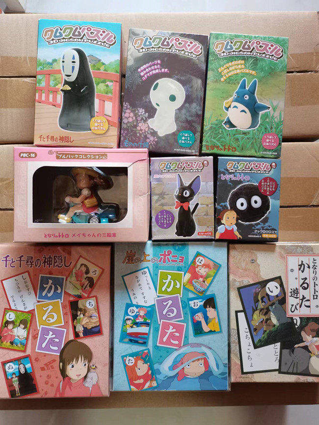 正品ensky 3d立体拼装模型摆件 宫崎骏 千与千寻龙猫无脸男 现货