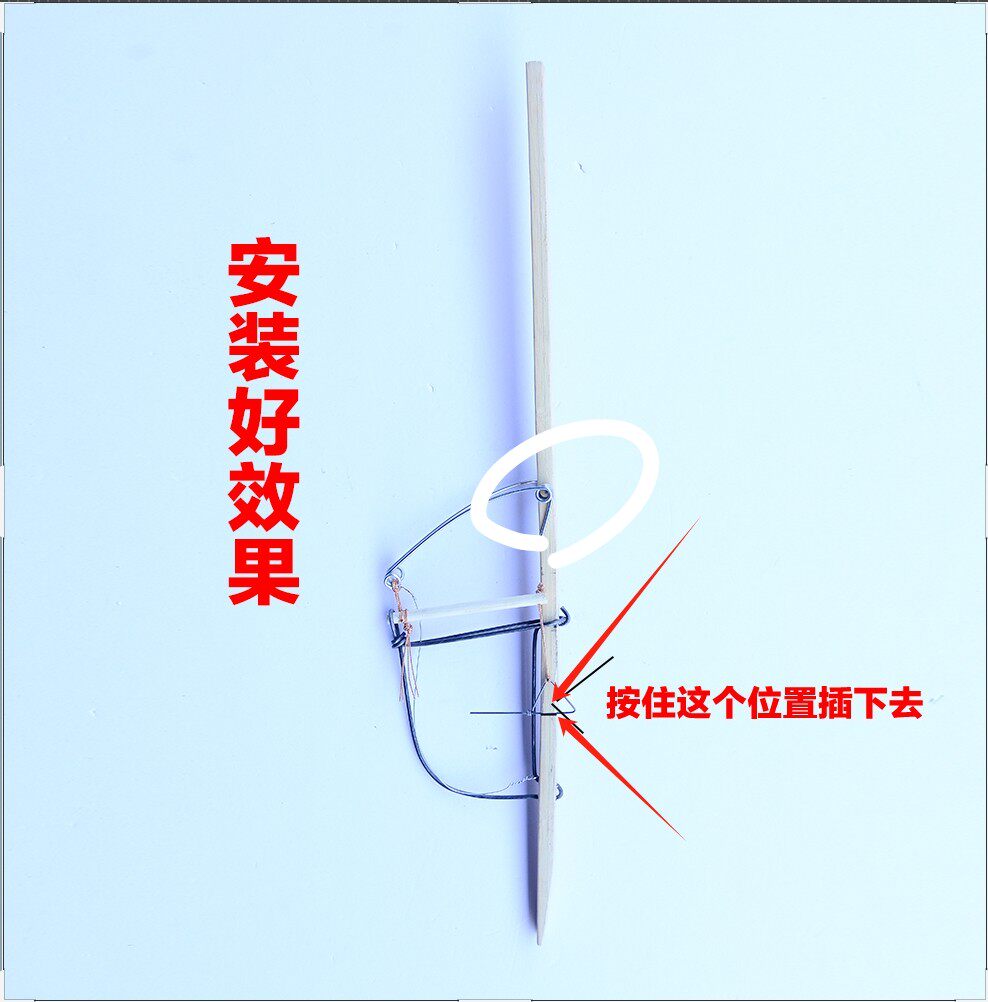 대나무 수제 쥐덫 와이어 클립 연속 쥐 세트 설치류 킬러 유물 강력한 와이어 쥐 활