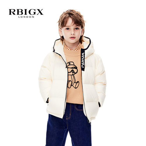 瑞比克帅气休闲连帽羽绒服