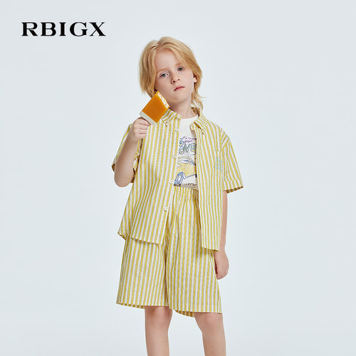 RBIGX夏威夷风儿童沙滩衬衫