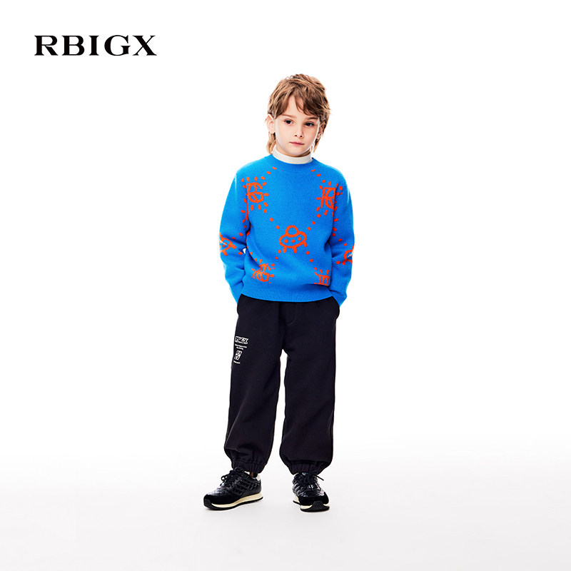 RBIGX瑞比克童装冬季新款潮流男童帅气休闲牛仔拼接运动裤,童装/婴儿装/亲子装,裤子,淘宝优惠券,粉丝福利购,淘宝优惠卷
