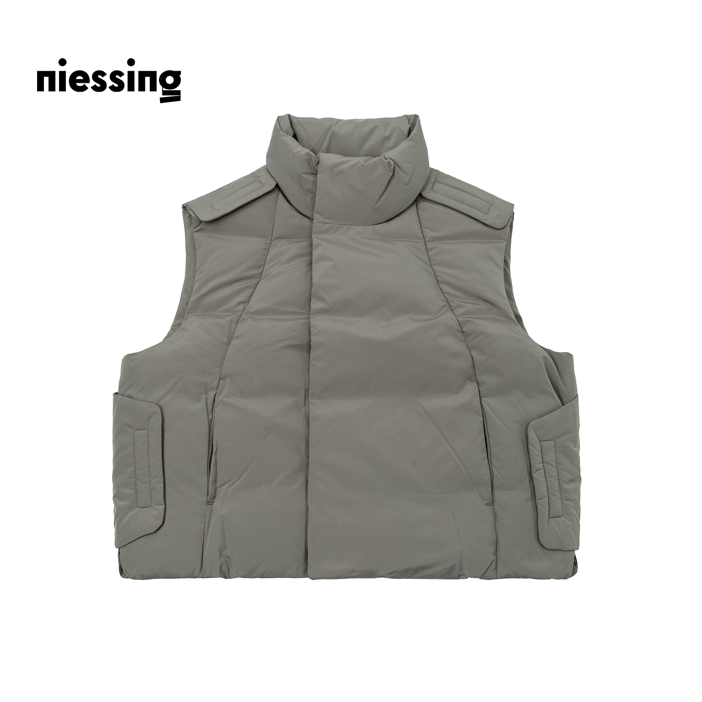 尼辛户外休闲宽松大码羽绒马甲