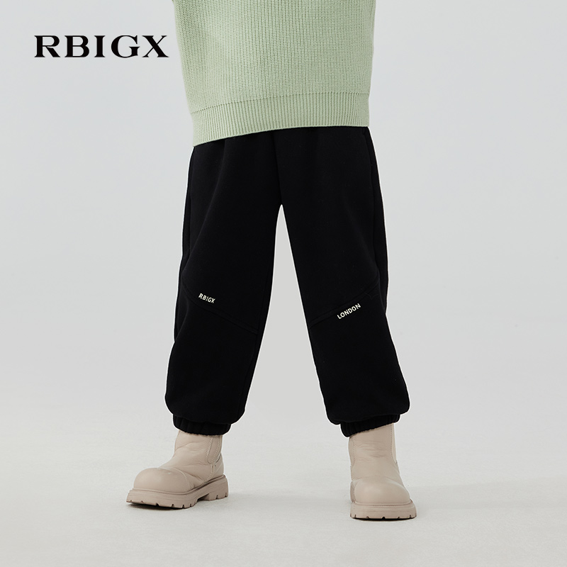 瑞比克加绒保暖百搭休闲运动裤