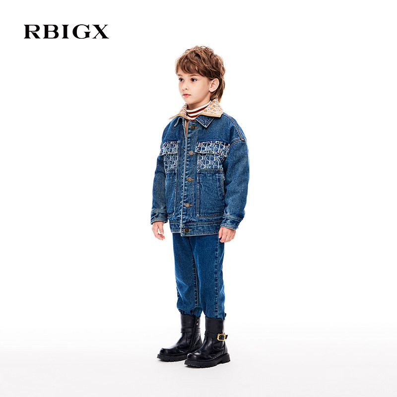 RBIGX瑞比克童装冬季新款潮流帅气百搭加绒保暖儿童牛仔裤裤子,童装/婴儿装/亲子装,儿童牛仔裤,淘宝优惠券,粉丝福利购,淘宝优惠卷