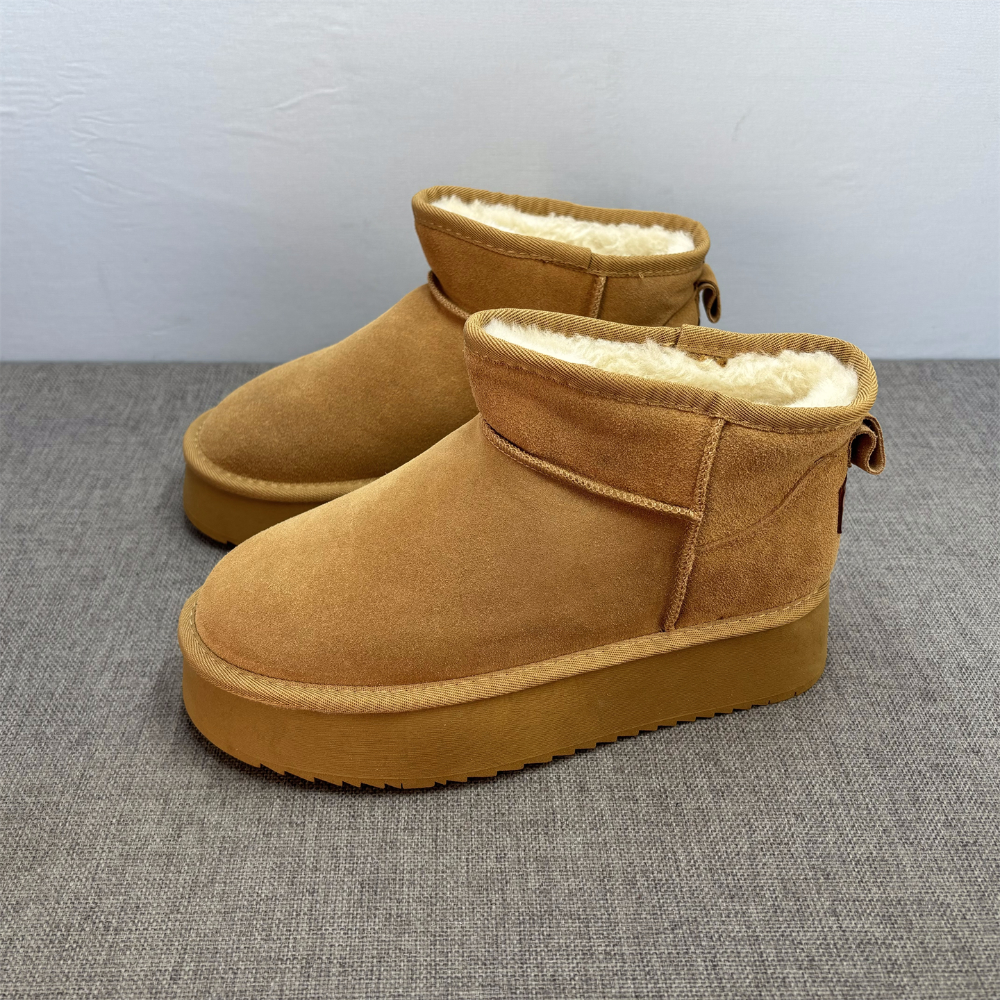 40码真皮雪地靴女冬季加绒棉鞋