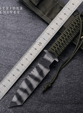 美国STRIDER挺进者高硬度战术户外求生收藏伞兵生存BTSS军迷直刀