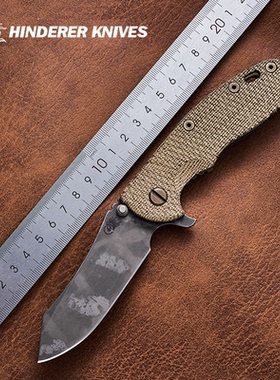 美国Hinderer辛德勒正品XM18-3.5手工折刀BPU收藏限量户外EDC工具