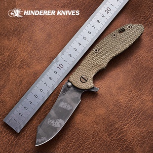 美国Hinderer辛德勒正品XM18-3.5手工折刀BPU收藏限量户外EDC工具