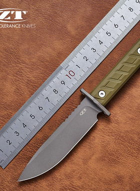 美国进口ZT零误差ZT0006高硬度粉末钢户外战术便携装备便携小直刀