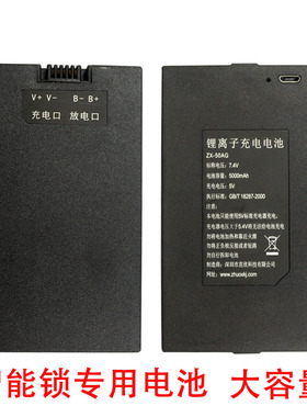 茁欣智能锁锂电池工厂适应多品牌指纹锁电子智能锁锂电池ZX-40AG1