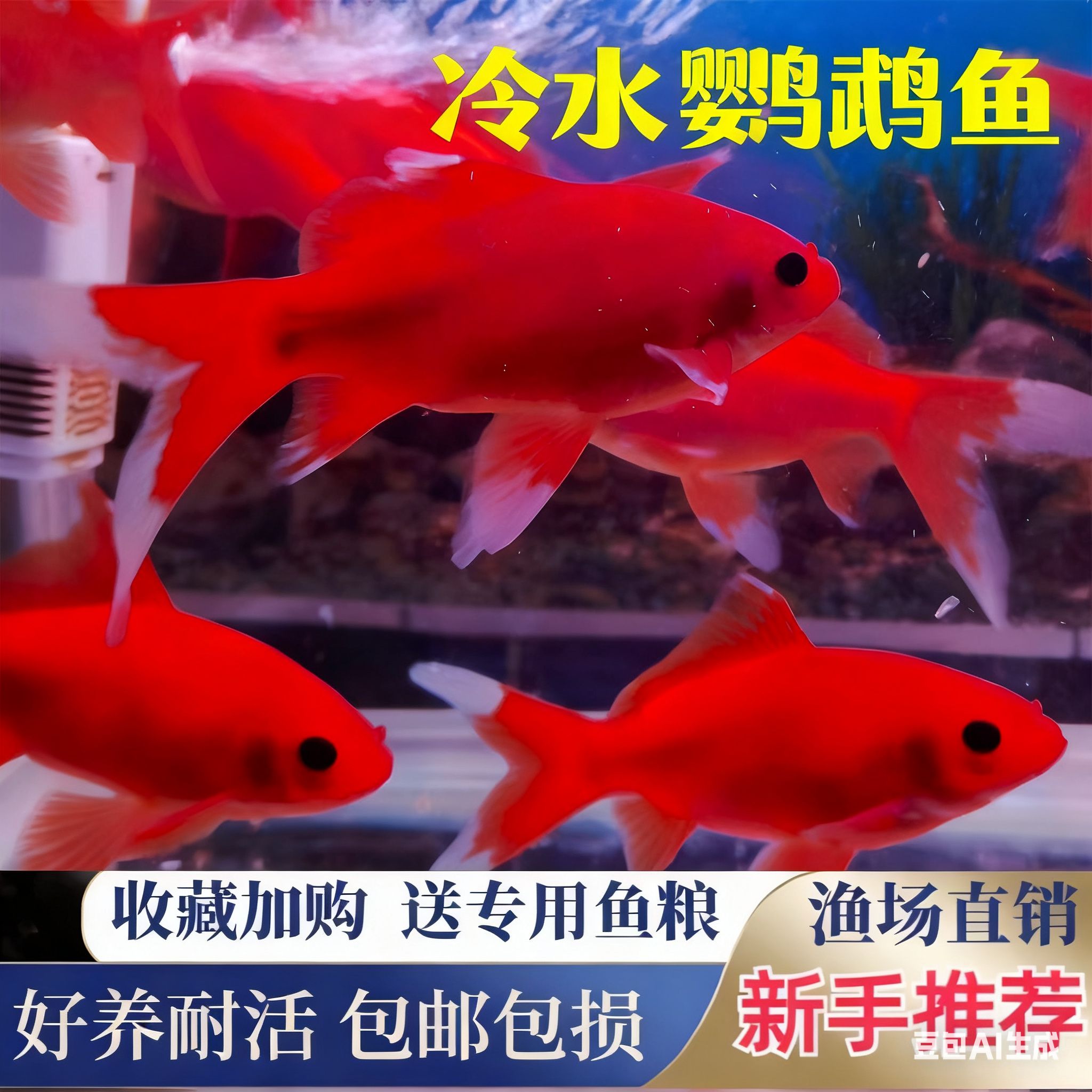 好养耐活冷水不加温血红鹦鹉