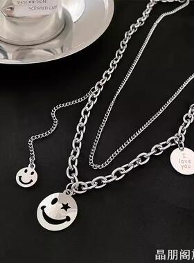 儿童项链男童女童潮流卫衣链配饰装饰毛衣链子街舞男孩宝宝吊坠酷