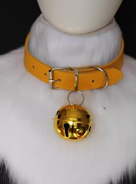 红色新款暗黑皮革亚文化离子朋克石狮萝莉帅气兽装项圈比配喵喵