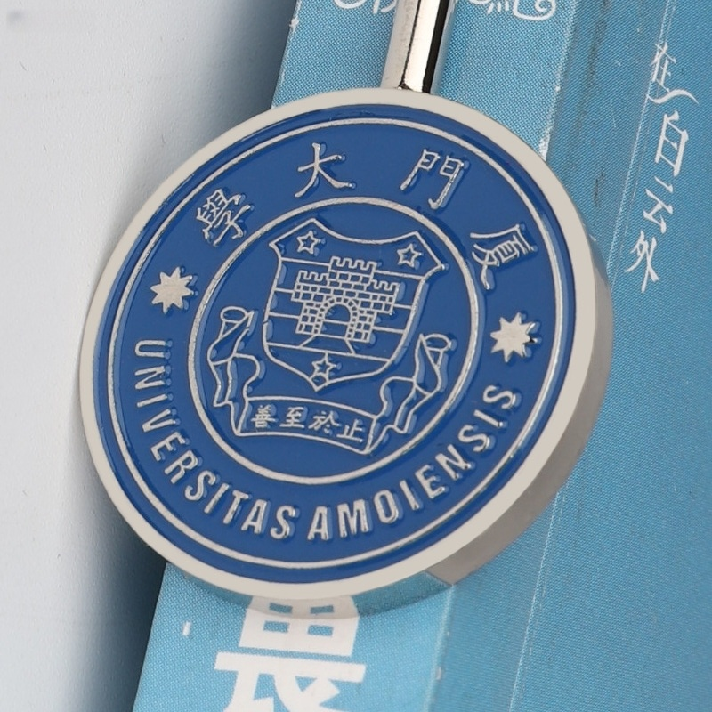 迎新礼品厦门大学徽章纪念章蝴蝶扣襟章胸针励志学生记念名校校庆