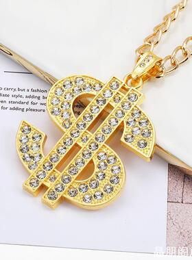 宠物狗金项链狗狗大金链子狗金项链黄金狗链网红宠物项链金链子不