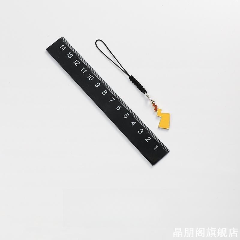 可爱皮卡丘尾巴手机挂件卡通包包U盘Airpods耳机保护套挂绳钥匙圈图片