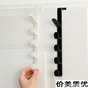 门后收纳长排挂钩橱柜门置物架宿舍柜门门上神器整理衣橱无痕竖排