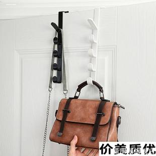 竖排帽子衣服门后衣帽架ins包包长排挂钩神器壁挂学生衣架宿舍