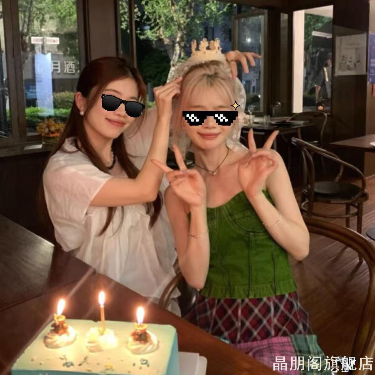 公主发窟头箍女头纱发饰生日party氛围道具皇冠头饰发箍帽子王冠图片