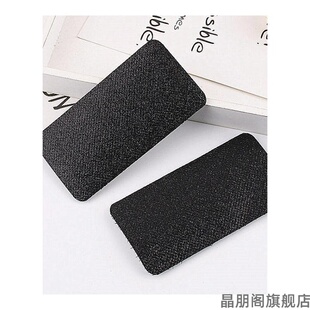 黑钻发帖刘海贴头饰魔法贴钻发帖大号黑色发贴洗脸碎发贴钻魔术贴