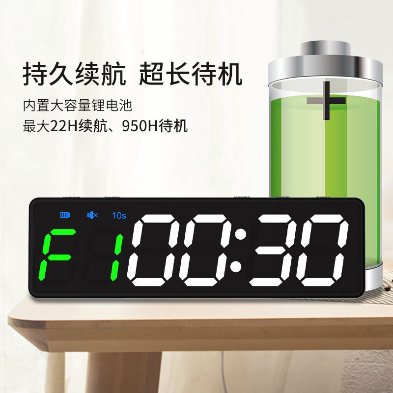 计时器热销tabata间歇运动训练拳击crossfit健身计时器