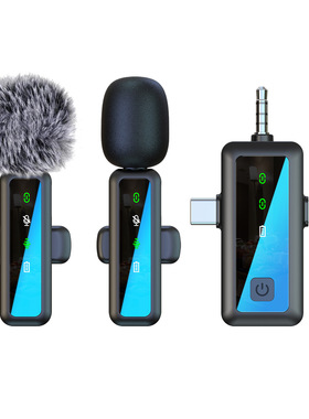 原厂H65私模无线领夹麦克风手机直播视频拍摄收音降噪手机小话筒