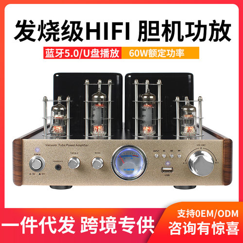 豪韵AV2030真电子管胆机USB蓝牙