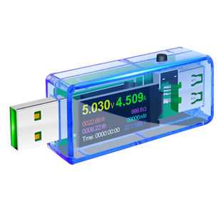 炬为U96手机充电器usb检测器直流电压表电流表移动电源容量测试仪