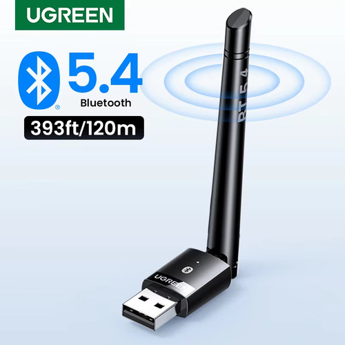 USB Bluetooth 5.4 Adapter 120M Dongle for PC Wireless Mouse
