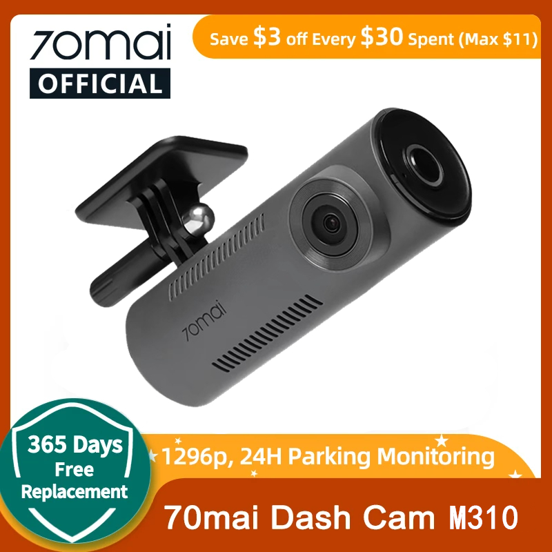 70mai M310 Dash Cam Car DVR高清行车记录仪24小时停车监控WiFi