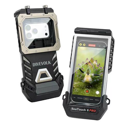 DIVEVOLK手机潜水防水壳SeaTouch 6 pro水下触屏拍照适用苹果18promax水下触屏vivo X300 Pro华为Pura90Ultra