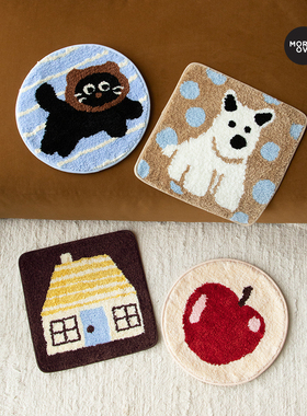 Moreover乐园日记防滑簇绒坐垫家用沙发汽车四季通用办公室椅垫