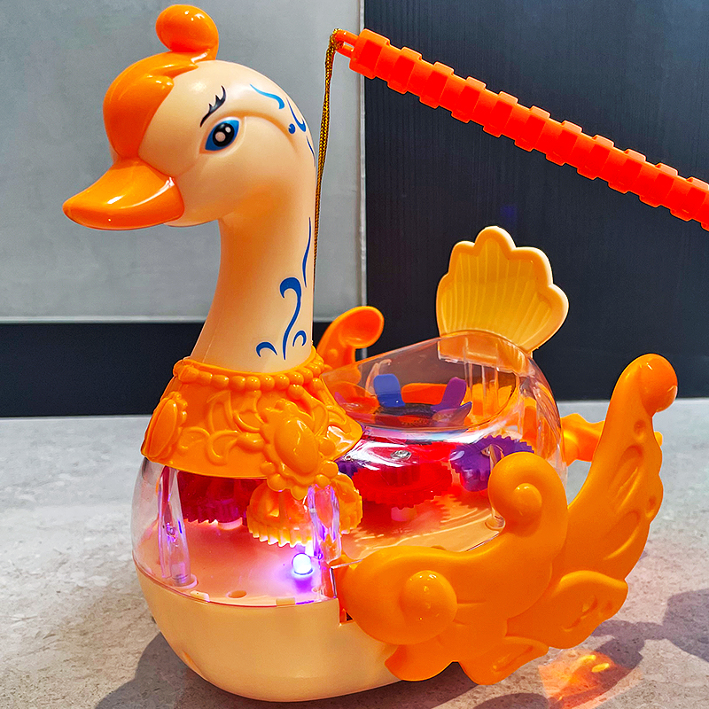 儿童中秋节天鹅灯笼手提发光花灯