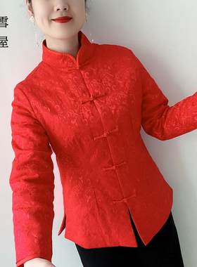 冬加厚复古盘扣中式服装