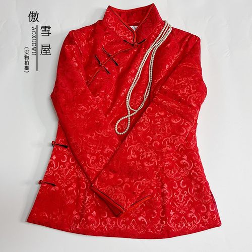 中国风高端改良夹棉上衣