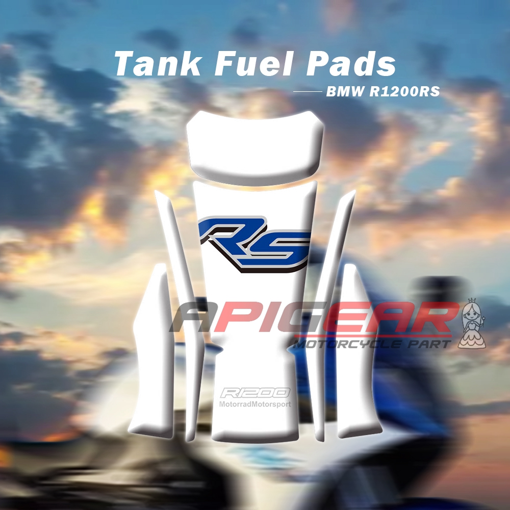 跑车宝马BMW R1200RS 15-17摩托车装饰贴花 街车油箱贴立体鱼骨贴