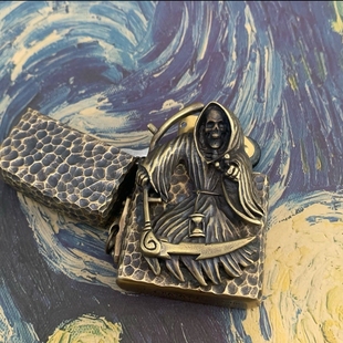 祝融烟具佐罗902常规手雕陨石坑焊接死神个性男士复古煤油打火机