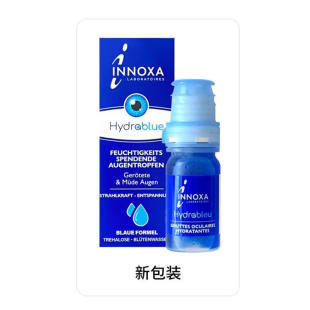 INNOXA人鱼泪滴眼液蓝色10ml眼白清澈法国爱若莎27年1月