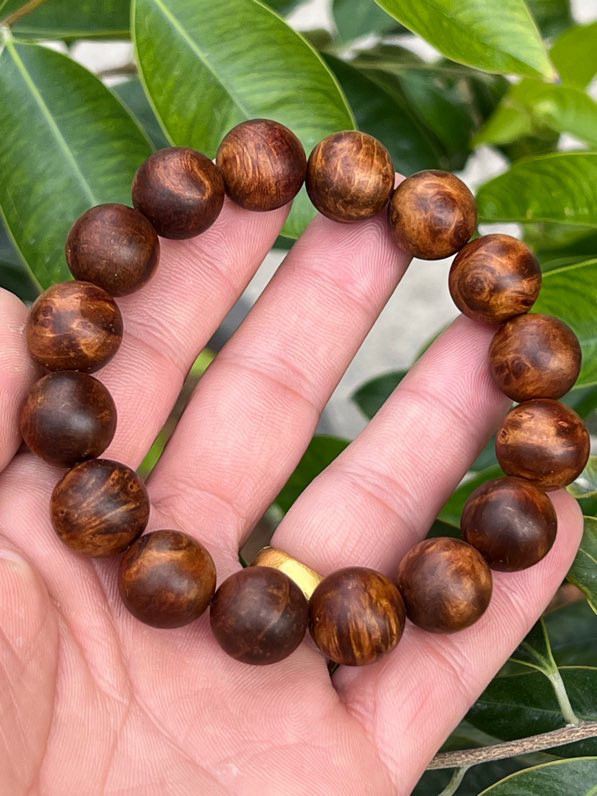 海南瘤疤老料沉香1.4cm佛珠手串约24克蜜香花香药香清甜男女手链,饰品/流行首饰/时尚饰品新,沉香,淘宝优惠券,粉丝福利购,淘宝优惠卷
