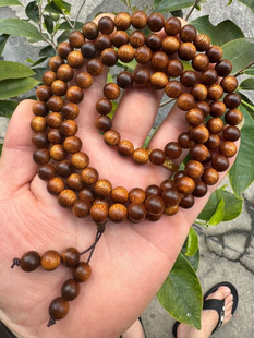 富森红土沉香手串8mm＊108颗佛珠手链男女士项链毛衣链挂件饰品