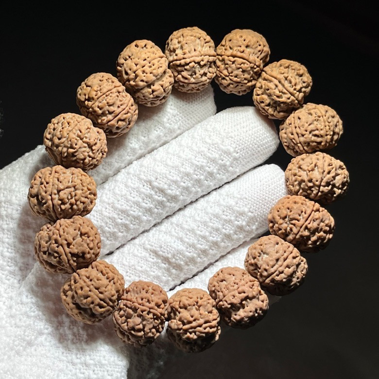 25年尼泊尔大金刚手串六瓣爆肉二等货18mm＊16颗佛珠手链金刚菩提