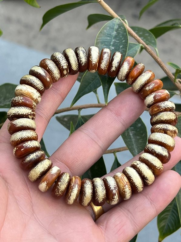 芽庄玉化老料沉香手串14＊6mm药片珠手链约30克男女士佛珠念珠