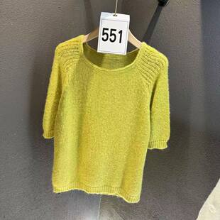 551 针织衫 600 2025年早秋新款 上衣女毛衣外套 号