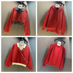 宽松针织衫 201 2025年新款 身上241 上衣女毛衣 250号